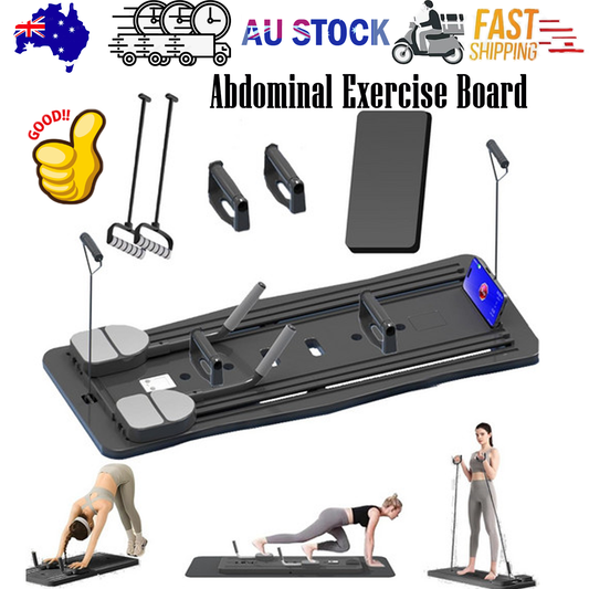 Abdominal Exercise Board Push Up Board Pilates Reformer Set Fitness Equipment